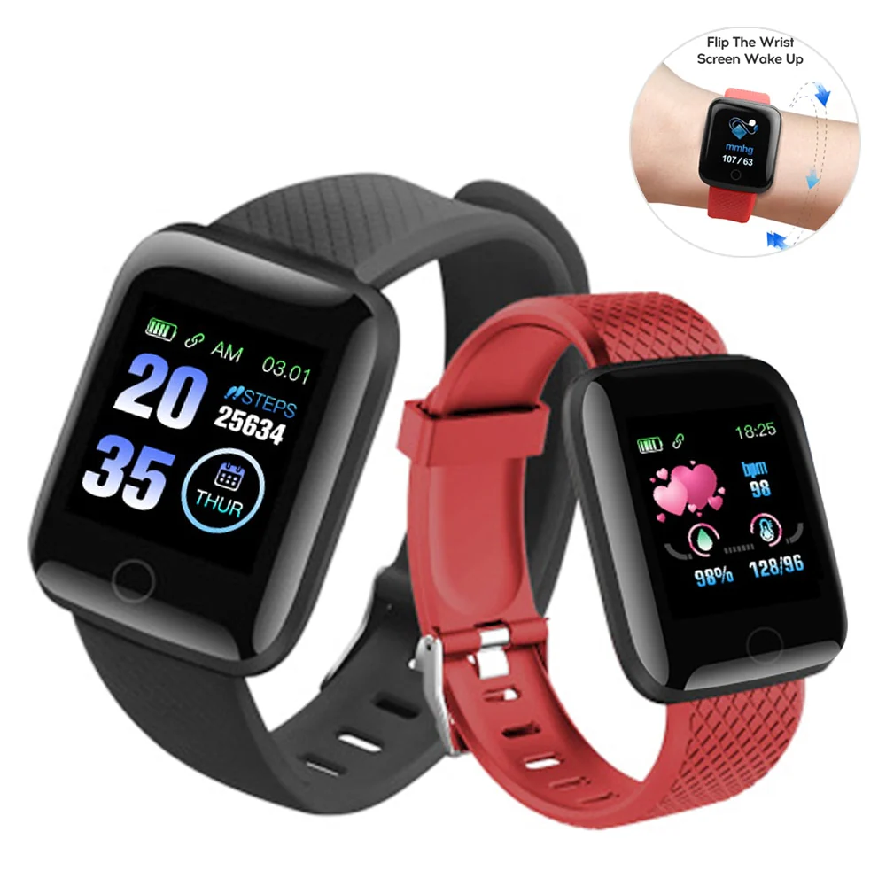 ID115HR Bluetooth Heart Rate Monitor Smart Bracelet Fitness Tracker Step Counter Wristband