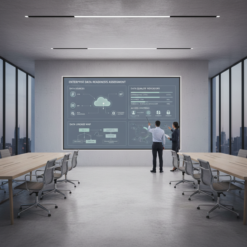 Enterprise data readiness assessment for AI across systems