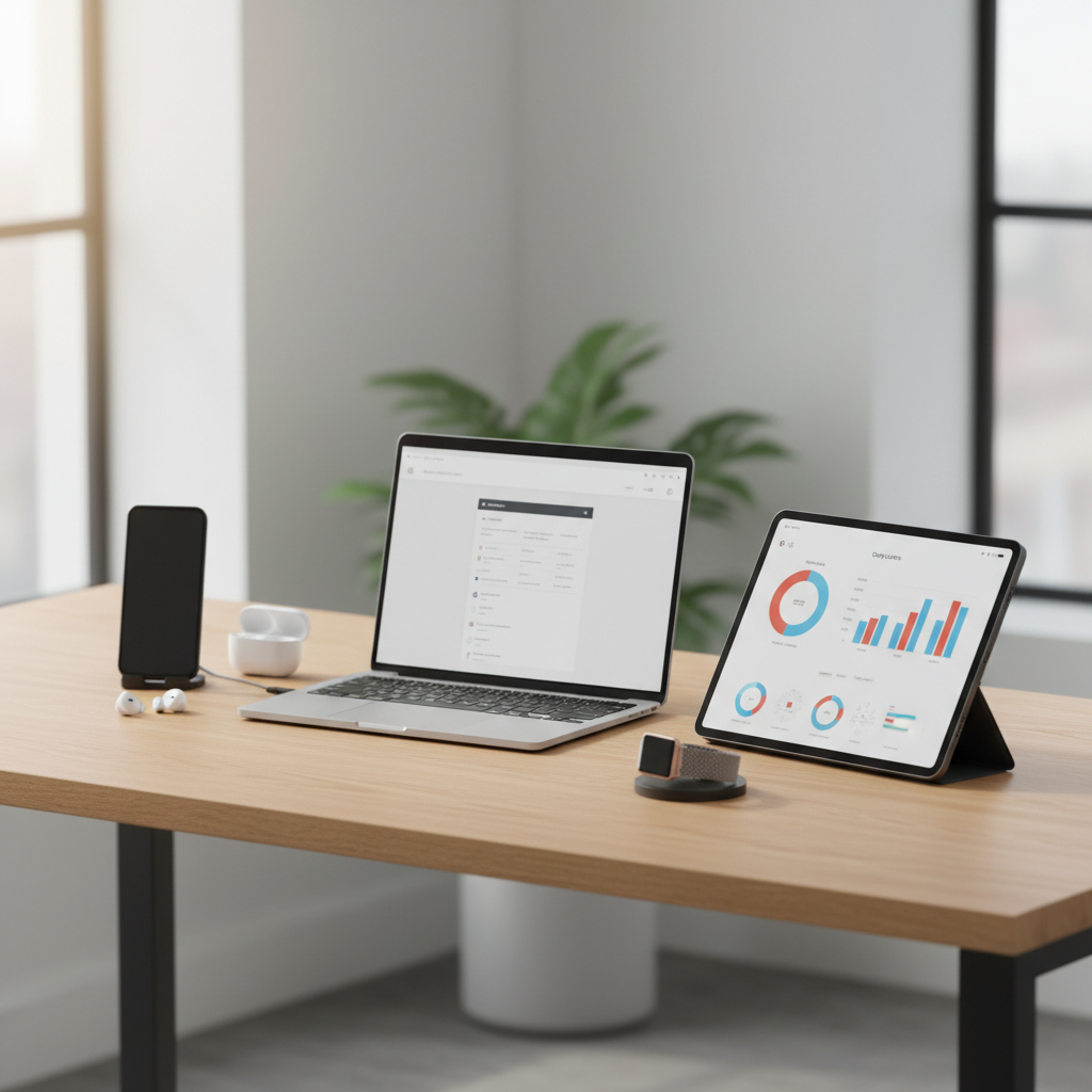 2026 consumer electronics shopping comparison on a desk