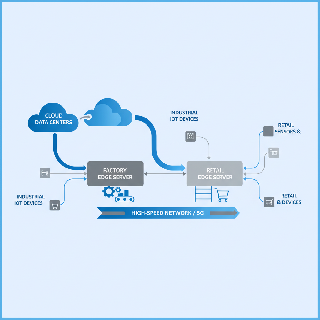 Hybrid cloud and edge computing architecture for modern technology systems
