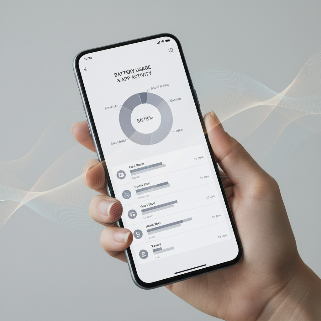 Smartphone battery and overheating troubleshooting settings screen