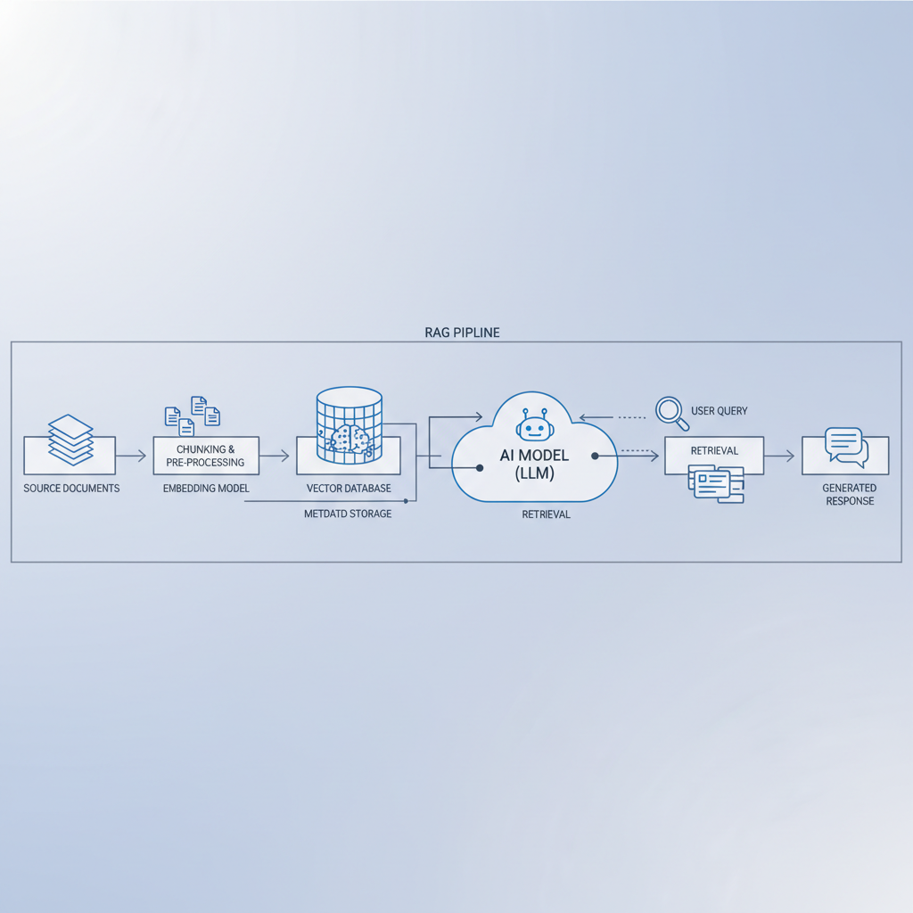 Document chunking and retrieval pipeline for RAG systems