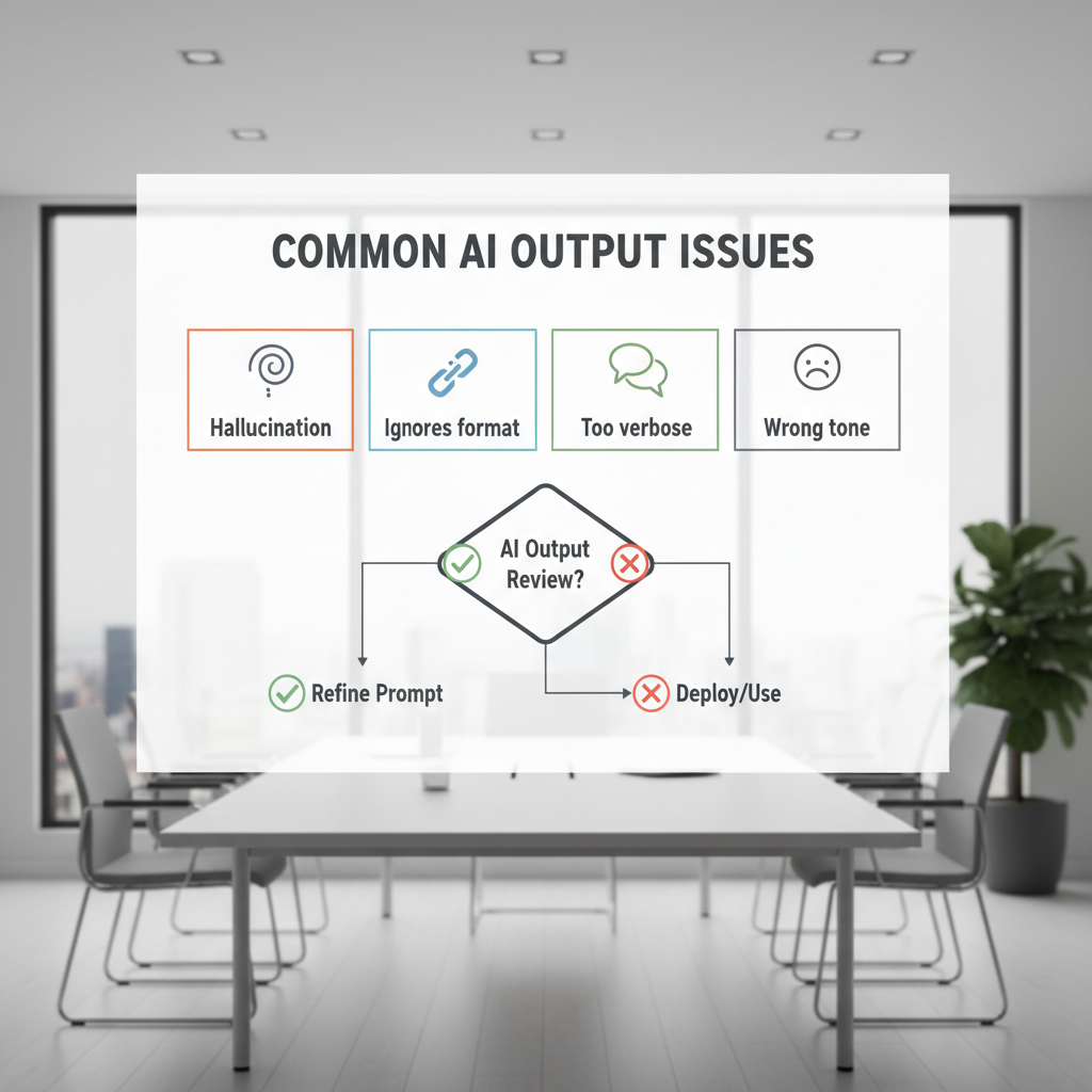 Troubleshooting ChatGPT prompt issues like hallucinations and format errors