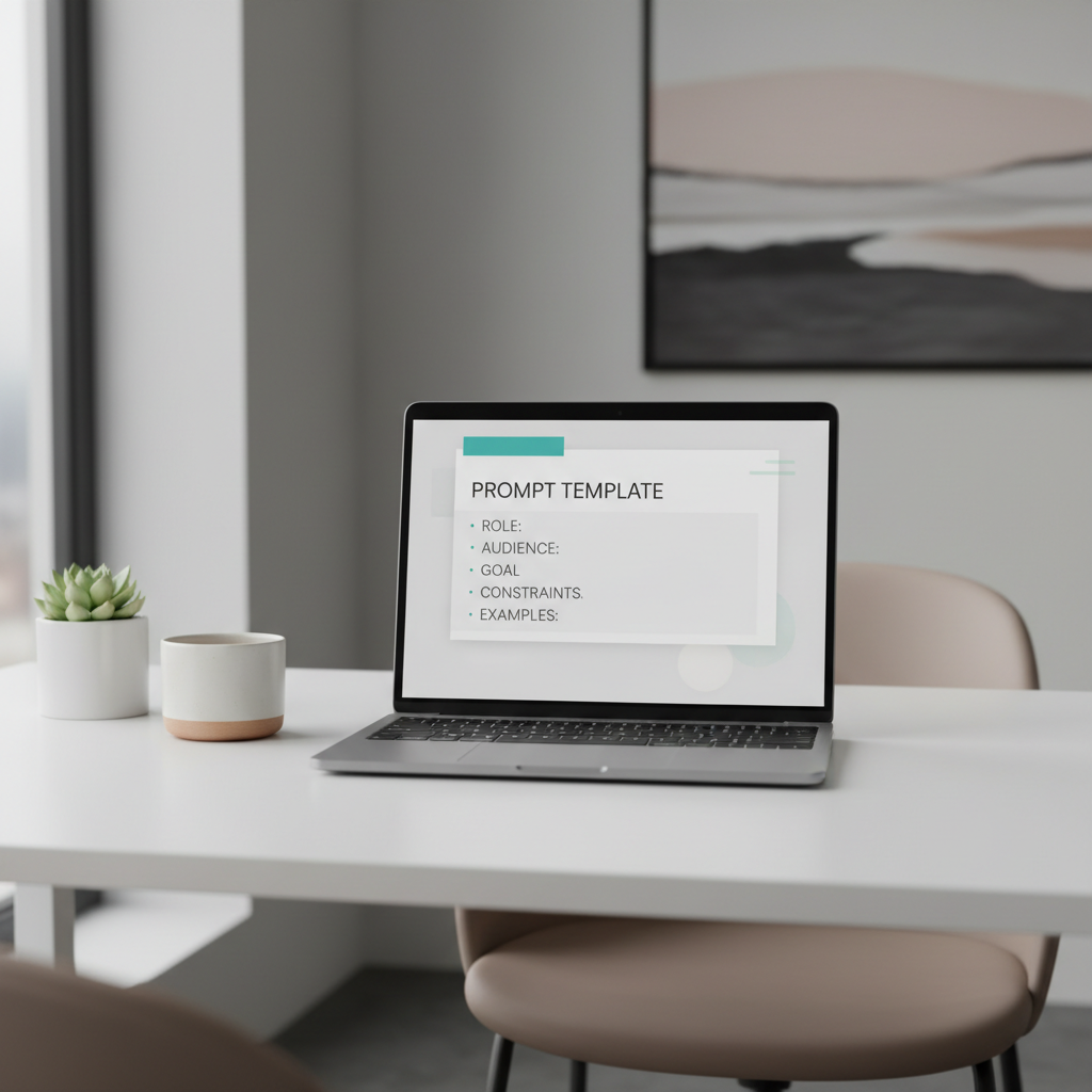 Prompt framework for better ChatGPT writing results on a laptop