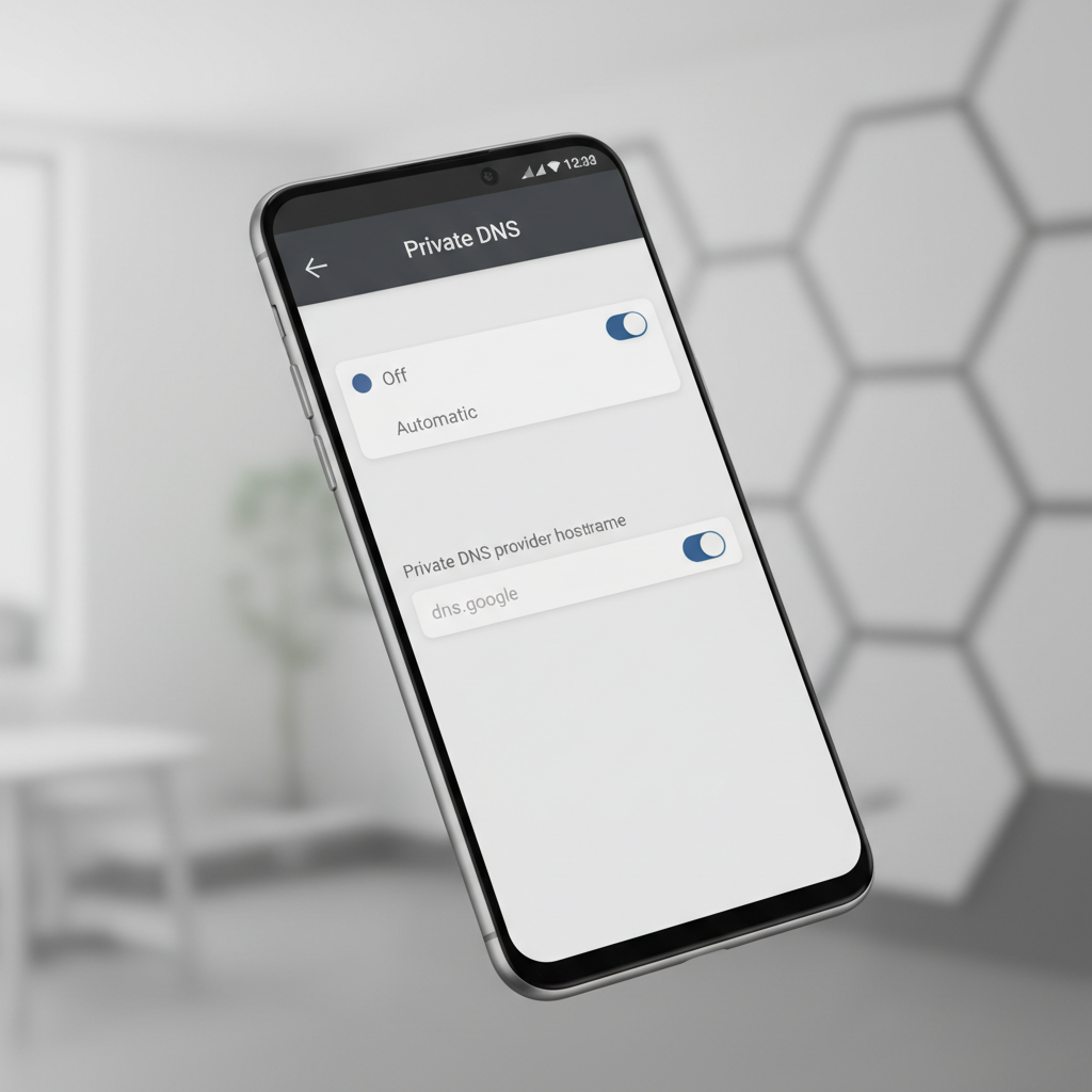 Private DNS configuration on Android to block ad domains without root