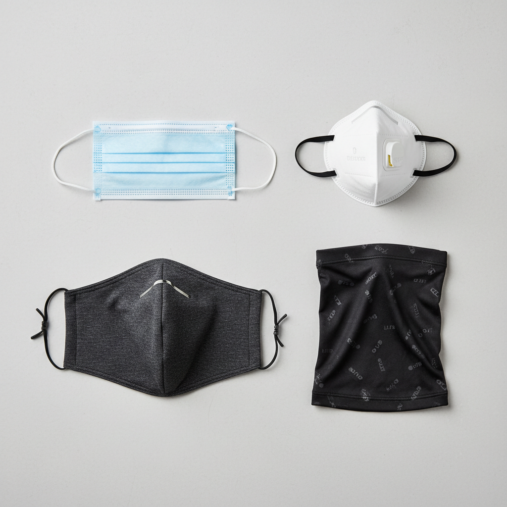 Comparison of different face mask styles for cycling comfort and breathability