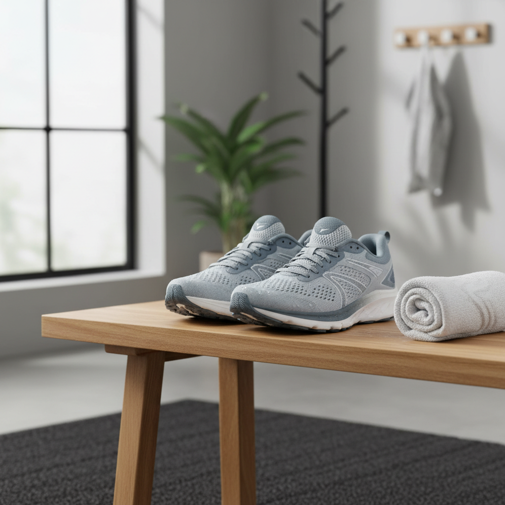 Shoe odor causes moisture and bacteria in athletic sneakers