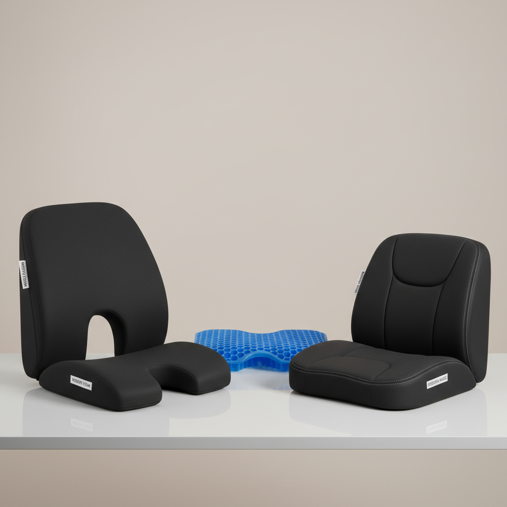 Comparison of memory foam, gel, and wedge car seat cushions for back pain