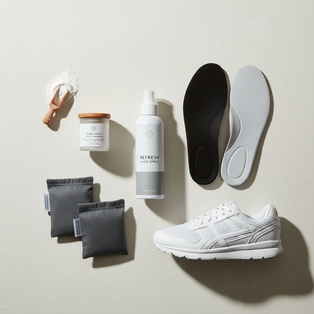 Choosing shoe deodorizer checklist with spray powder charcoal and insoles